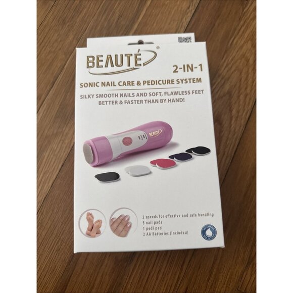 Beaute 2-In-1 Sonic Nail Care & Pedicure System - Picture 1 of 5